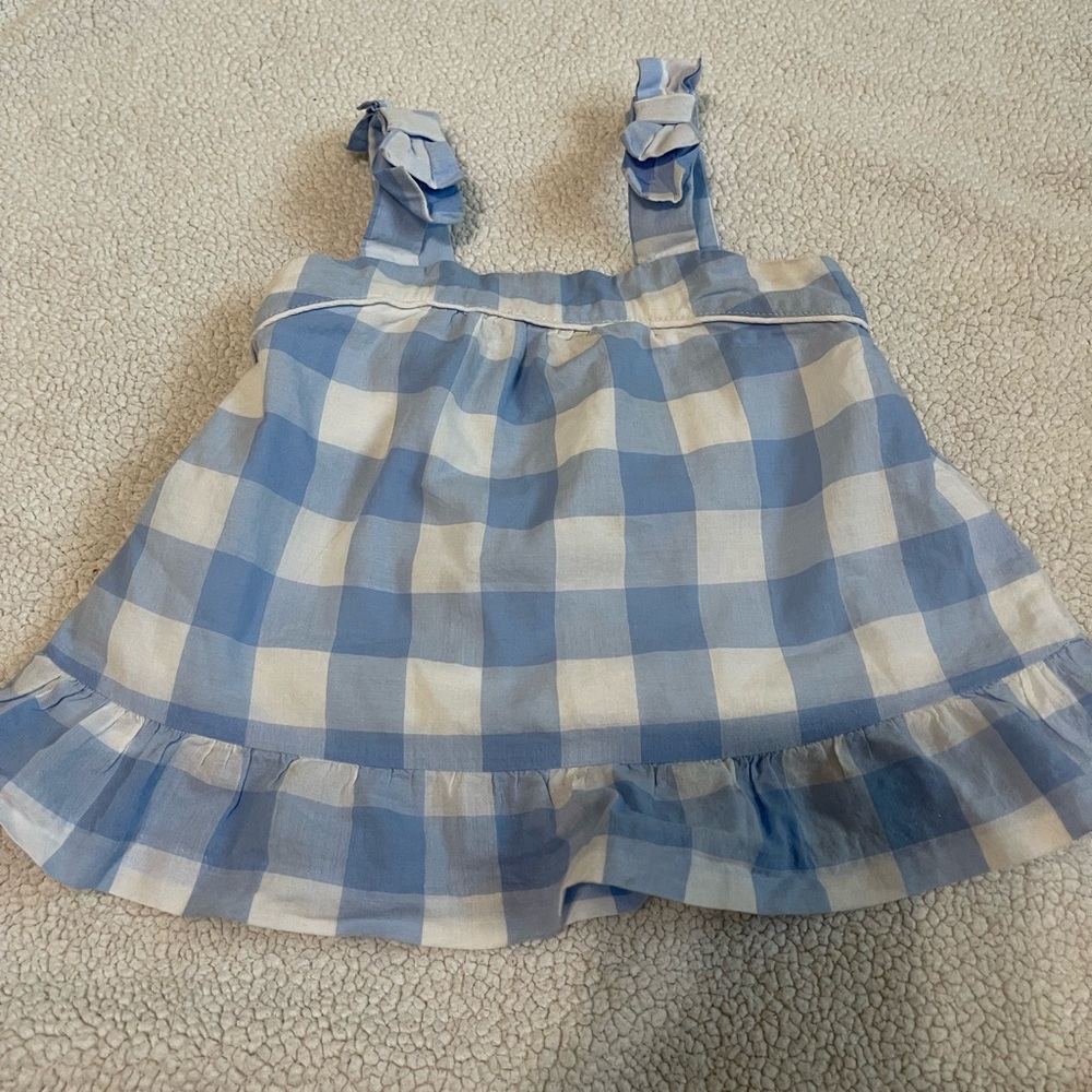 Janie and Jack 12-18month gingham top